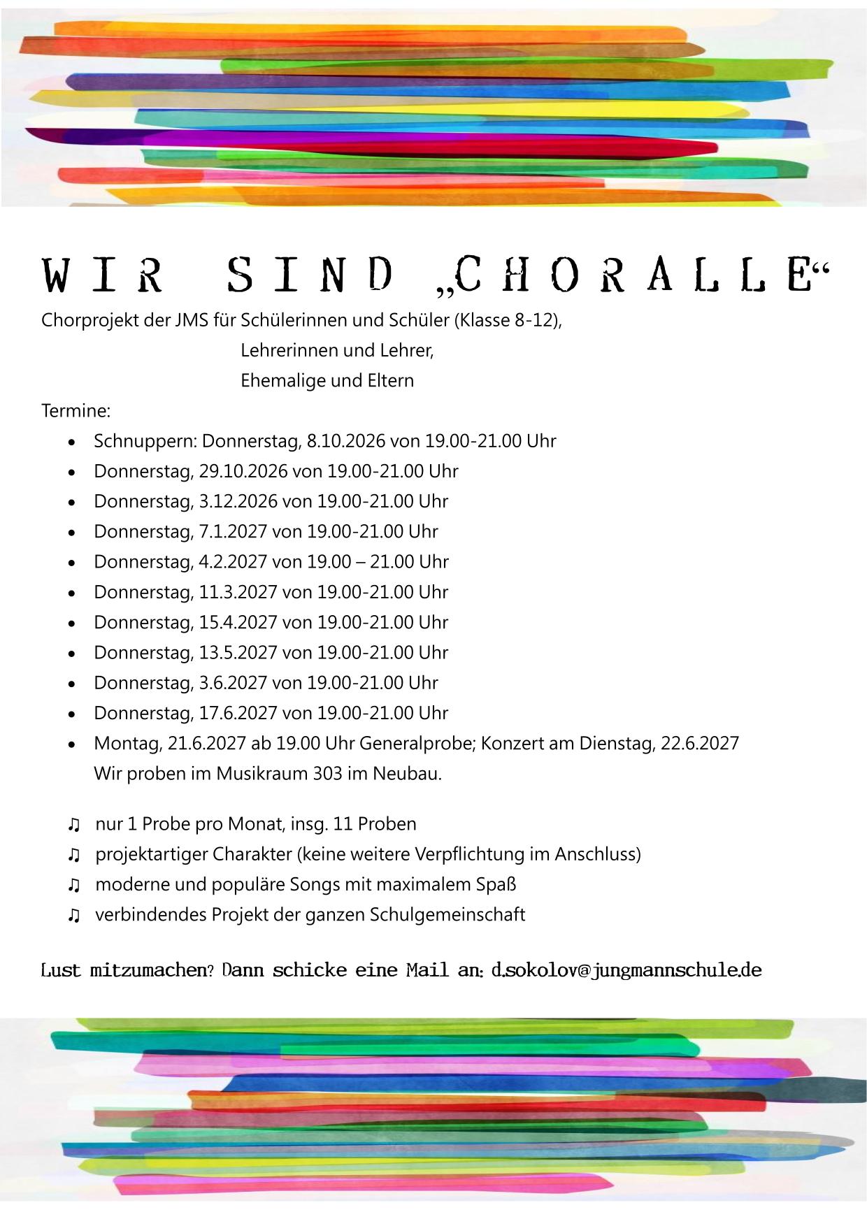 Flyer Choralle